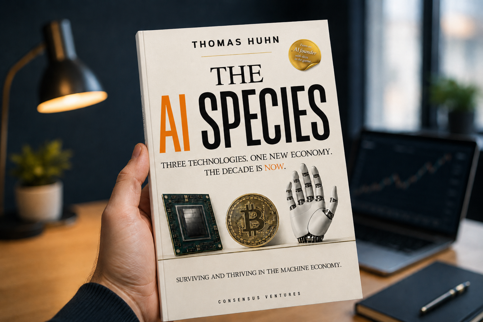 The AI Species — paperback in hand
