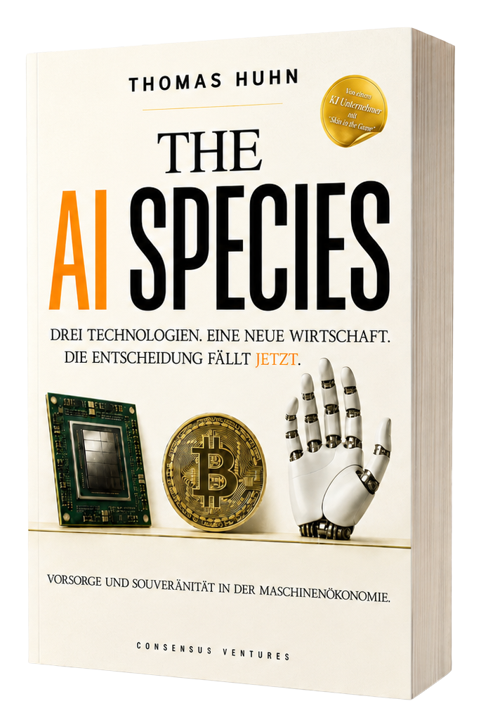 The AI Species — Vorsorge und Souveränität in der Maschinenökonomie.